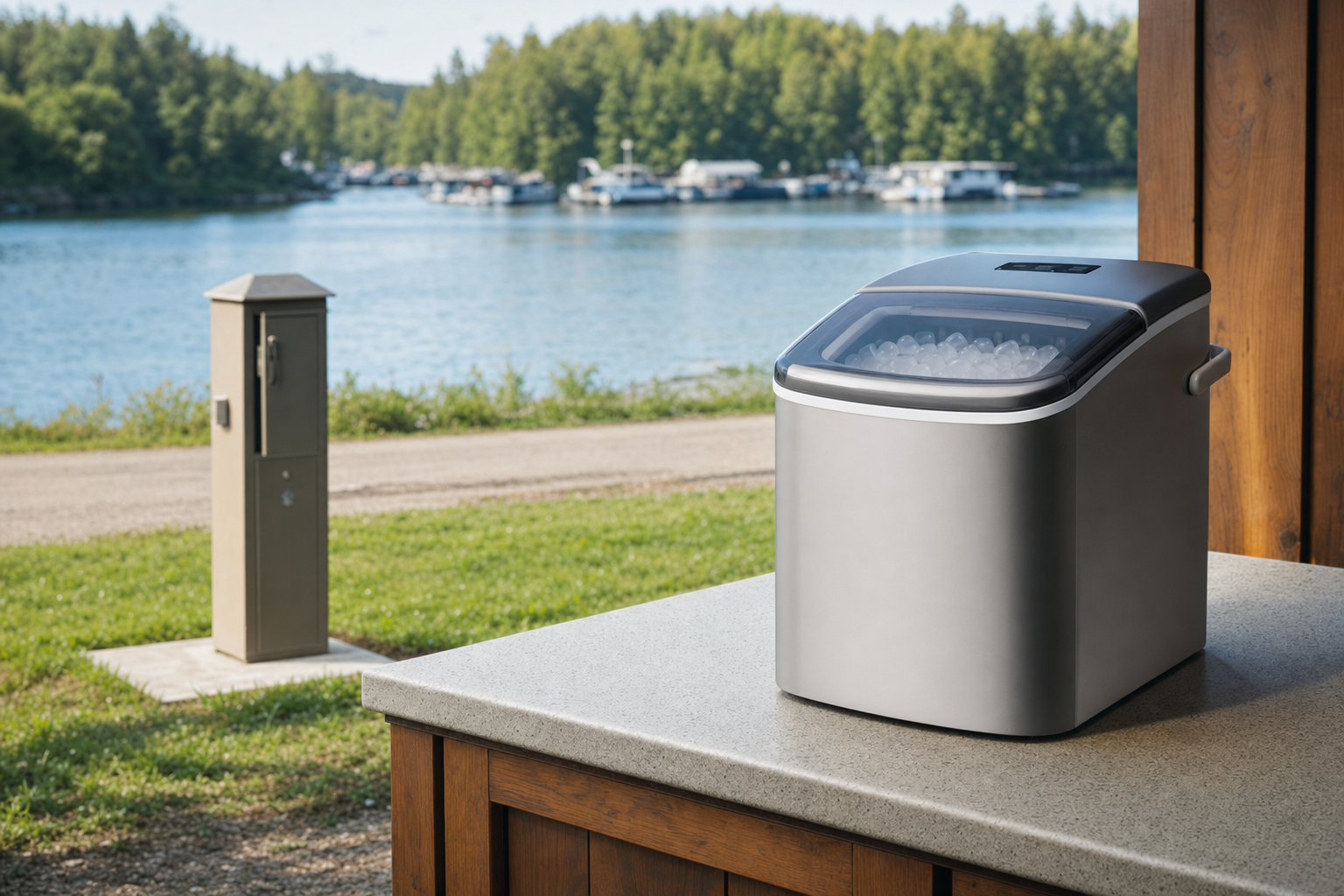 Can You Run a Portable Ice Maker on Shore Power at a Marina or Campground?