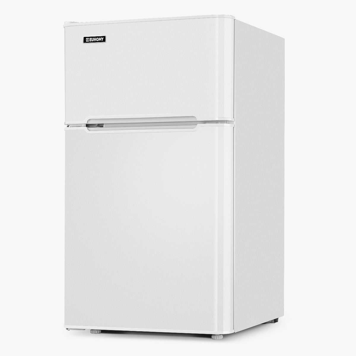 EUHOMY Mini Fridge with Freezer, 3.2 Cu.Ft Mini Refrigerator, Dorm Fridge with 2 Door For Bedroom/Apartment/Office-Food Storage Cooling Drink, Black
