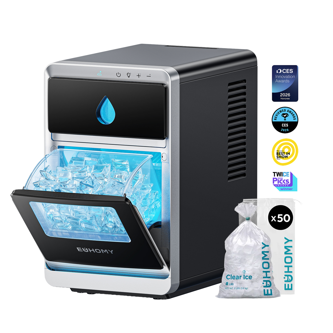 Euhomy Luna Series Crescent Ice Maker (LunaArc & Luna Pro)