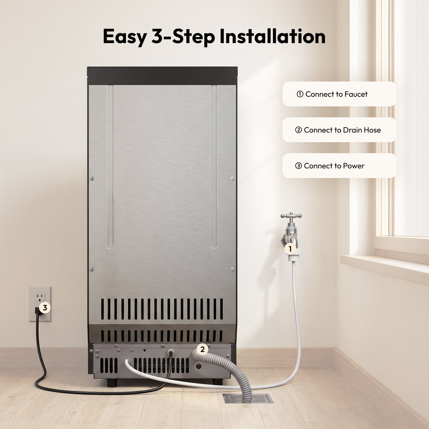 Euhomy Lucid S2 Cube Commercial Ice Maker